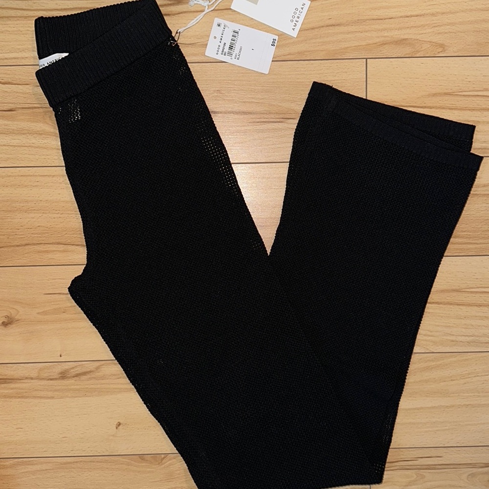 Good American Mesh Cover Up Pants